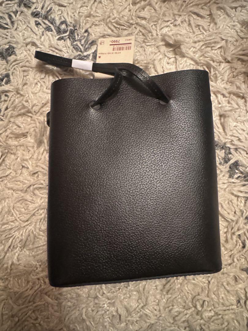 新品　未使用　タグ付　無印　muji MUJI 巾着バッグ /ショルダー　ラボ