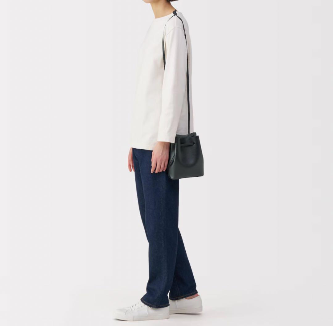 新品　未使用　タグ付　無印　muji MUJI 巾着バッグ /ショルダー　ラボ