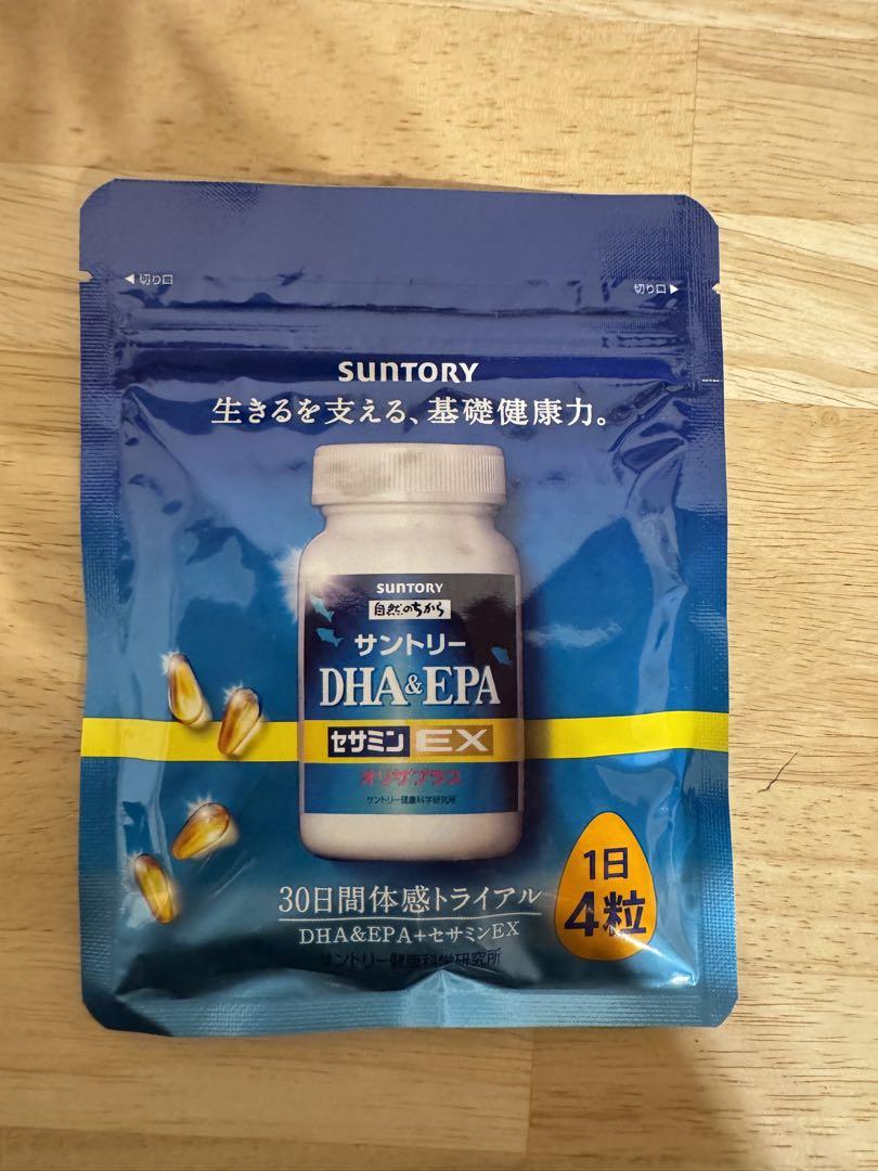 新品未開封サントリー DHA&EPA セサミンEX 120粒 30日分