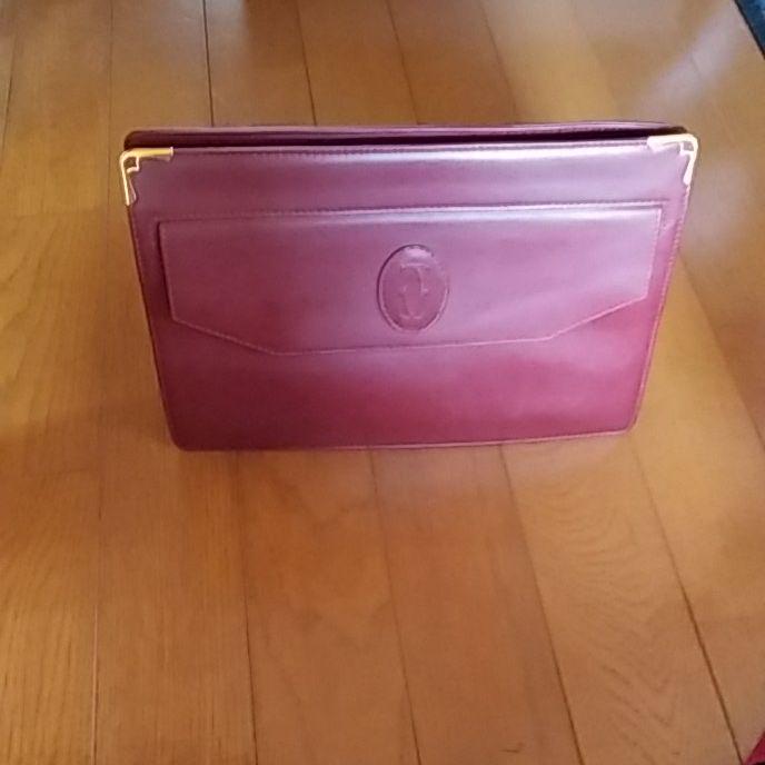 カルティエ CARTIER マストライン ボルドー レザー セカンド