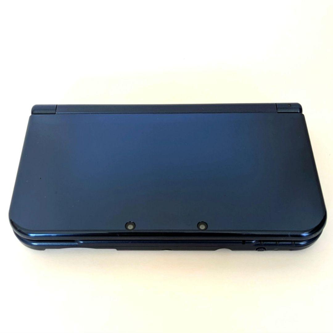 美品】New ニンテンドー 3DSLL メタリックブルー 上下IPS液晶 レア
