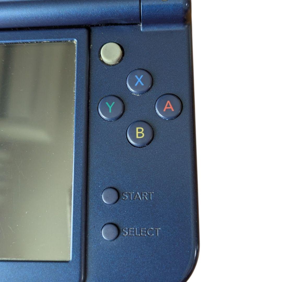 美品】New ニンテンドー 3DSLL メタリックブルー 上下IPS液晶 レア