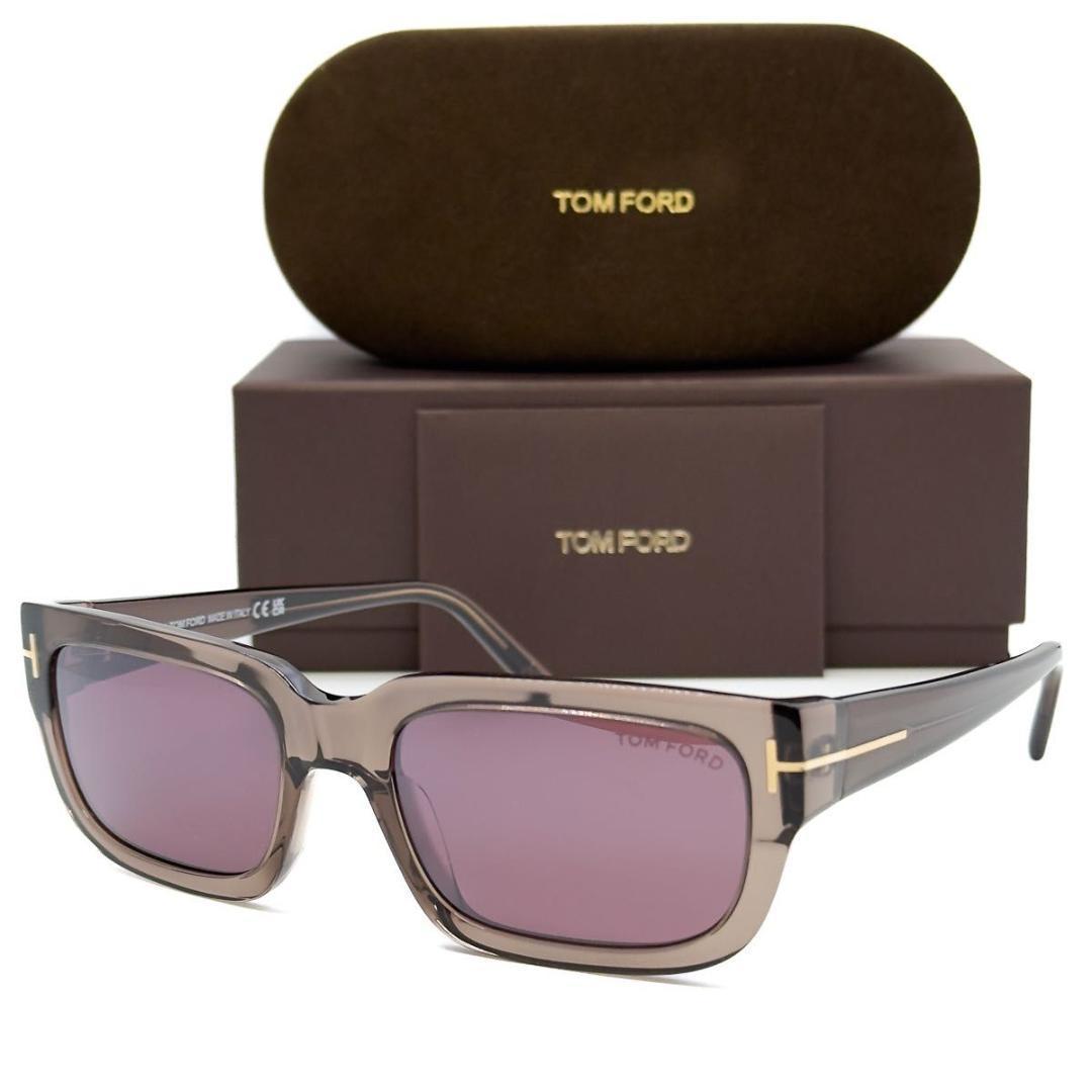 新品 TOM FORD トムフォード サングラス TF1075 クリアグレー
