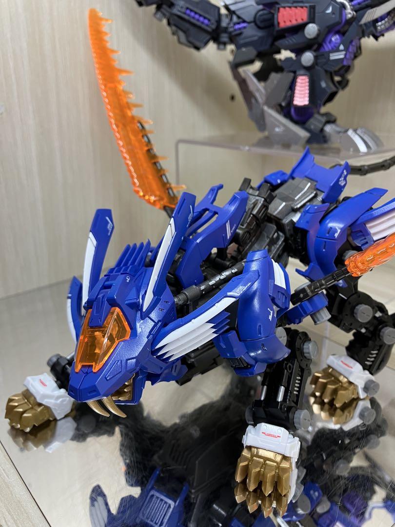 リアライズモデル ZOIDS ブレードライガー/ジェノザウラー 塗装