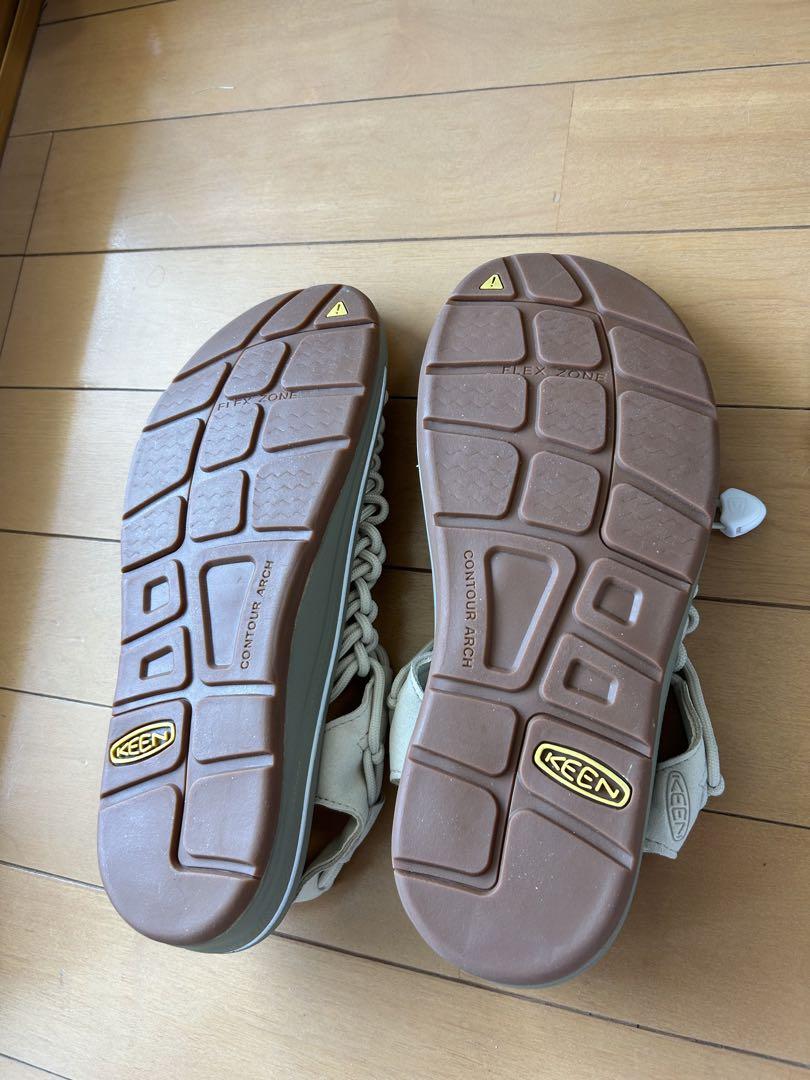 KEEN スポーツサンダル 24.5 cm ホワイト 編み込みスタイル