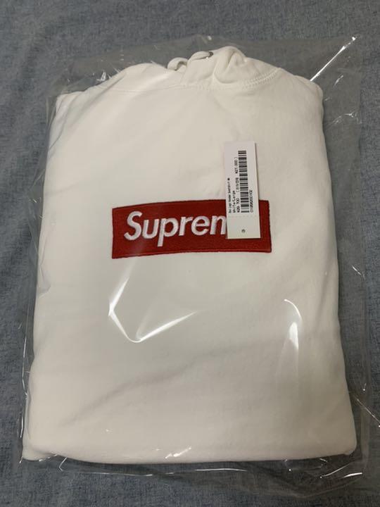 ホワイト系,L激安/新作 Supreme ボックスロゴパーカー 21FW パーカー 設置送料無料 supreme paisley ネイ ペイズリー シュプリーム pullover パーカー