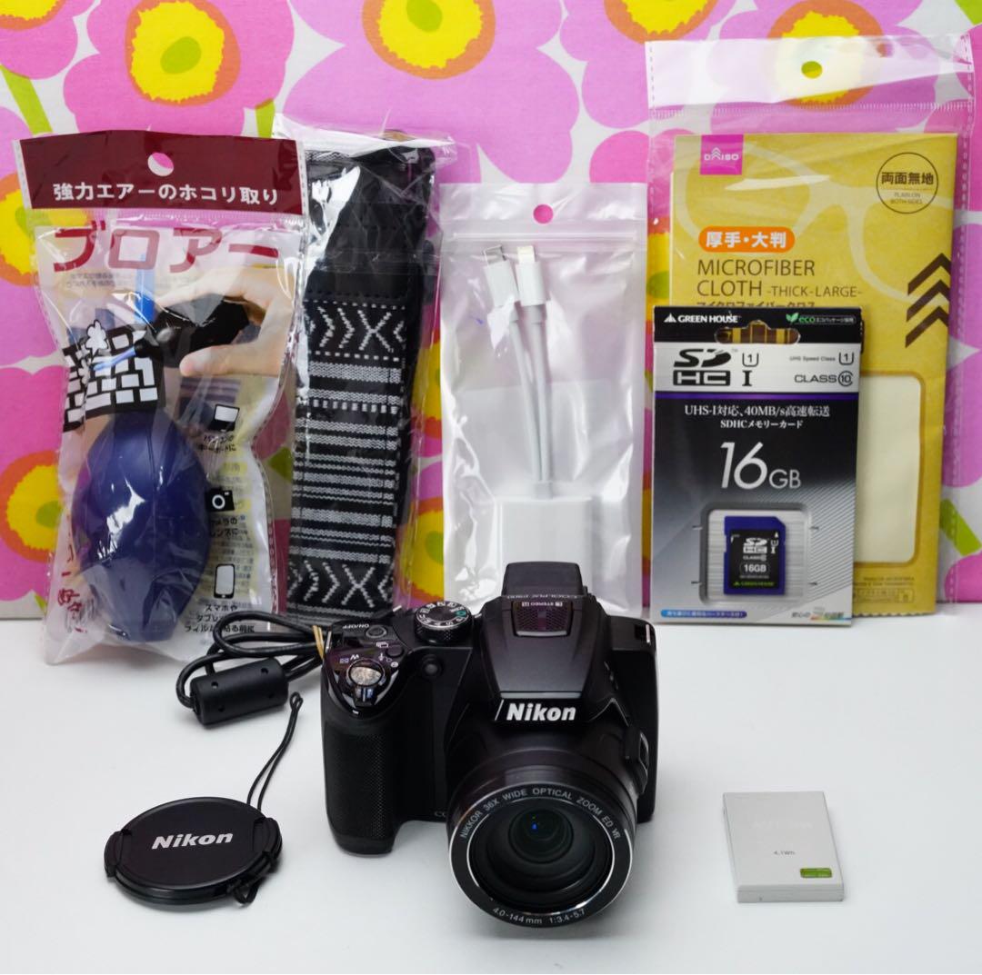ニコン P500❤️野球や運動会撮影に❤️超望遠810mm❤️スマホに写真転送OK❤️