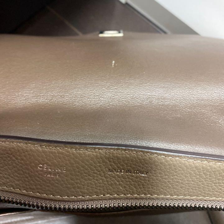 値下 正規品 領収書、ショップカード付セリーヌ トラペーズ 2WAY ...