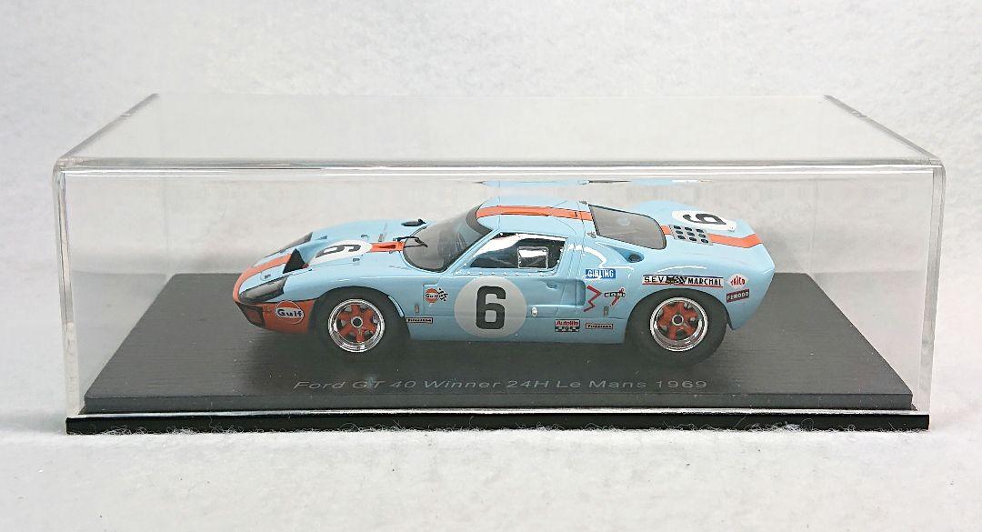 スパーク 1/43 フォードGT40 #6 優勝 LM1969 おもちゃ