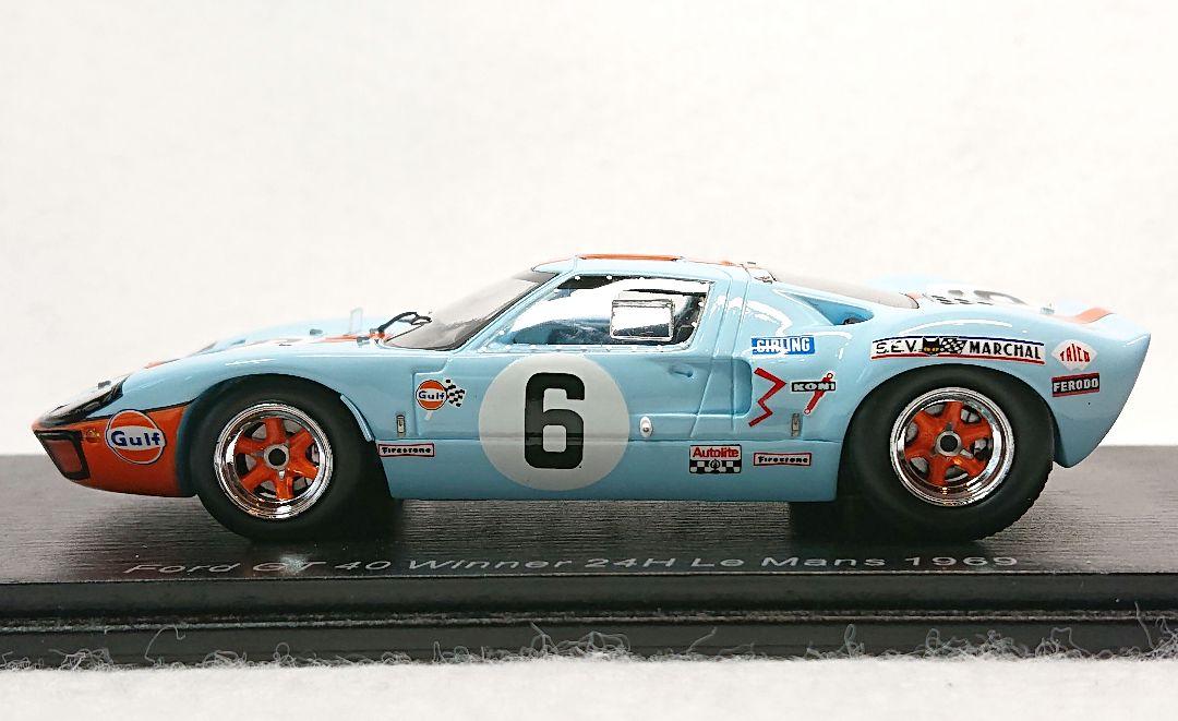 スパーク 1/43 フォードGT40 #6 優勝 LM1969