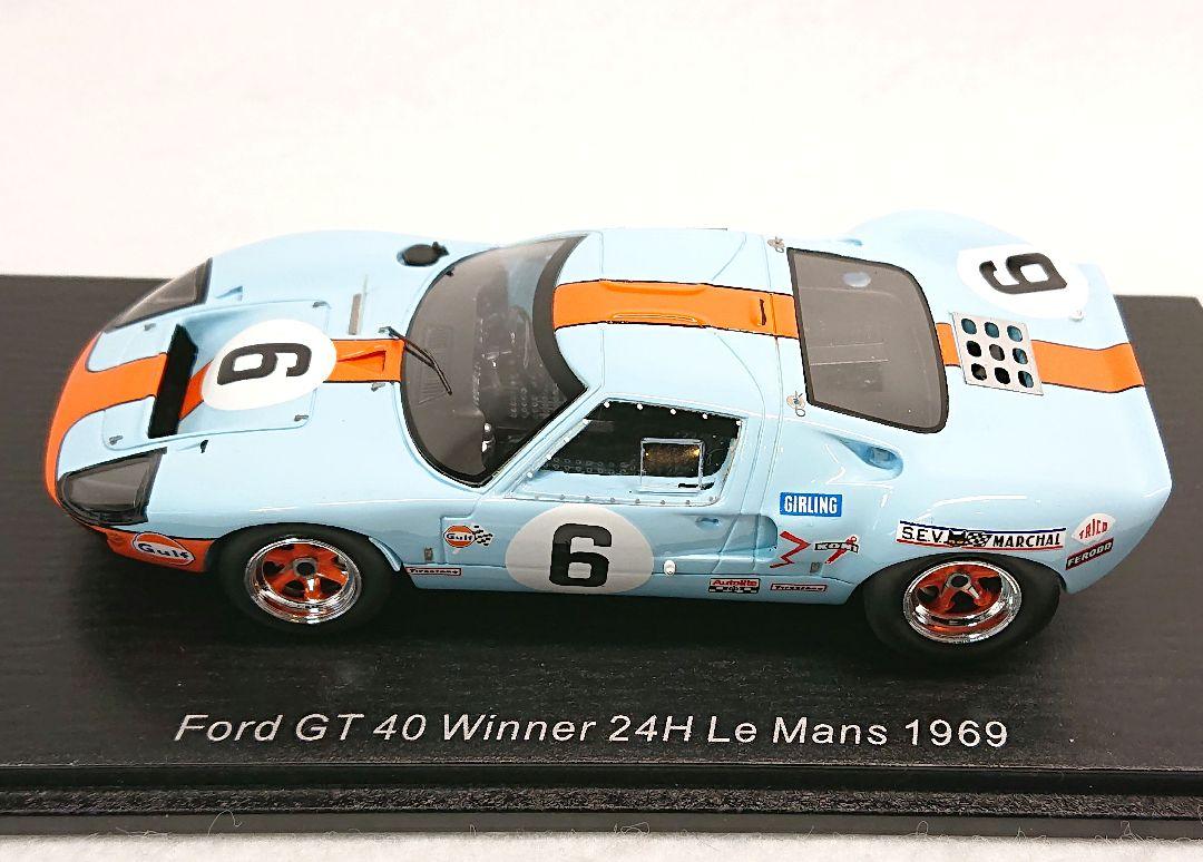 スパーク 1/43 フォードGT40 #6 優勝 LM1969