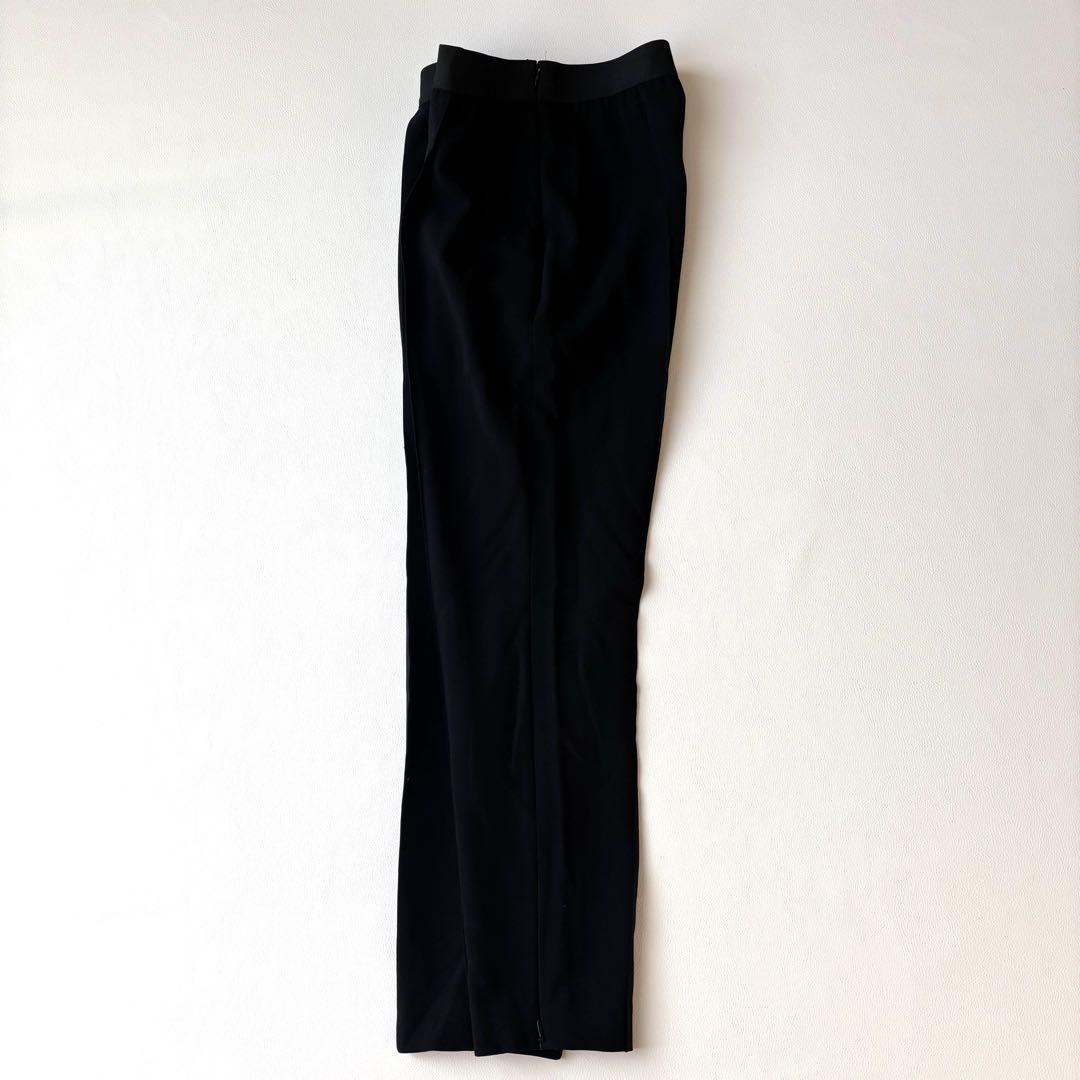 ADORE アドーア ストレッチライトパンツ センタープレス 黒 38