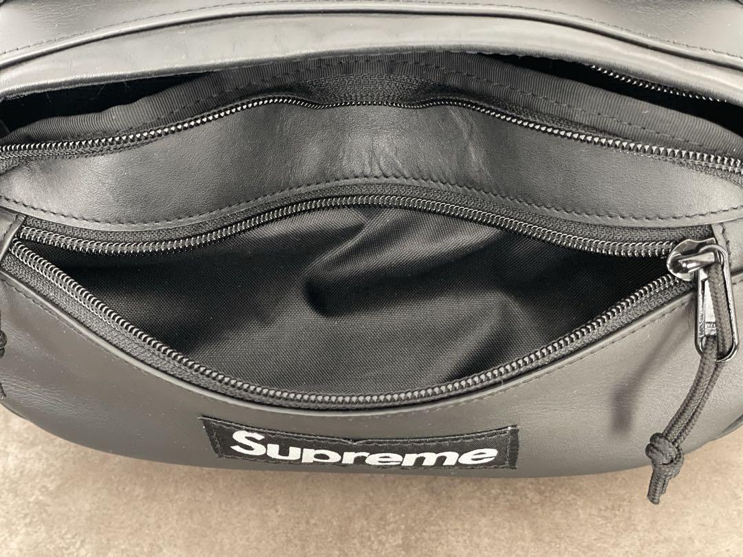 バッグ Supreme leather waist bag 2023fw week10