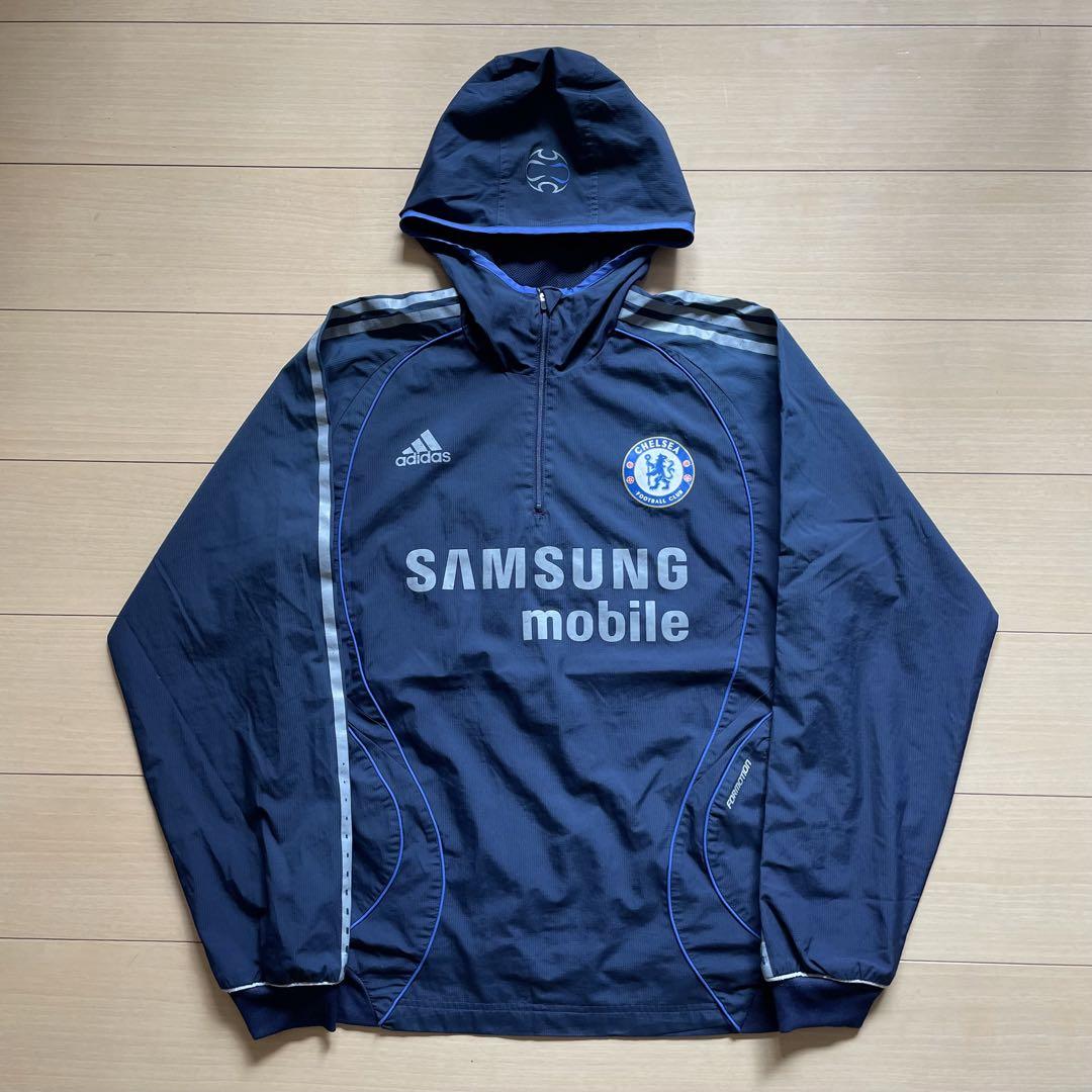 06/07 adidas チェルシー ナイロンプルオーバージャケット XL