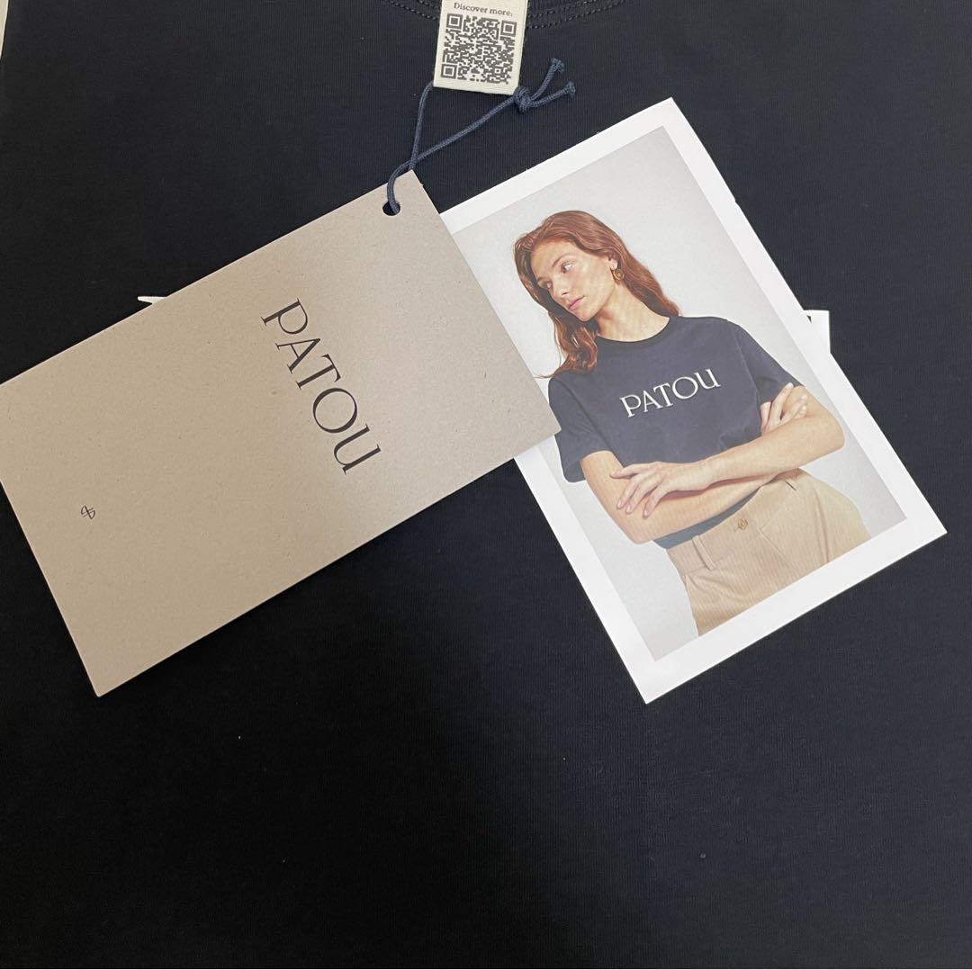 PATOU パトゥ　ロゴ　Tシャツ　ブラック　xs