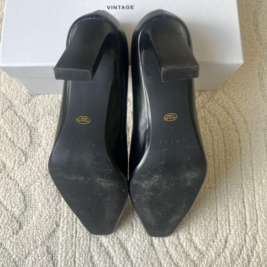 【最終価格】Ameri LADY CUT PUMPS ブラック　24.5