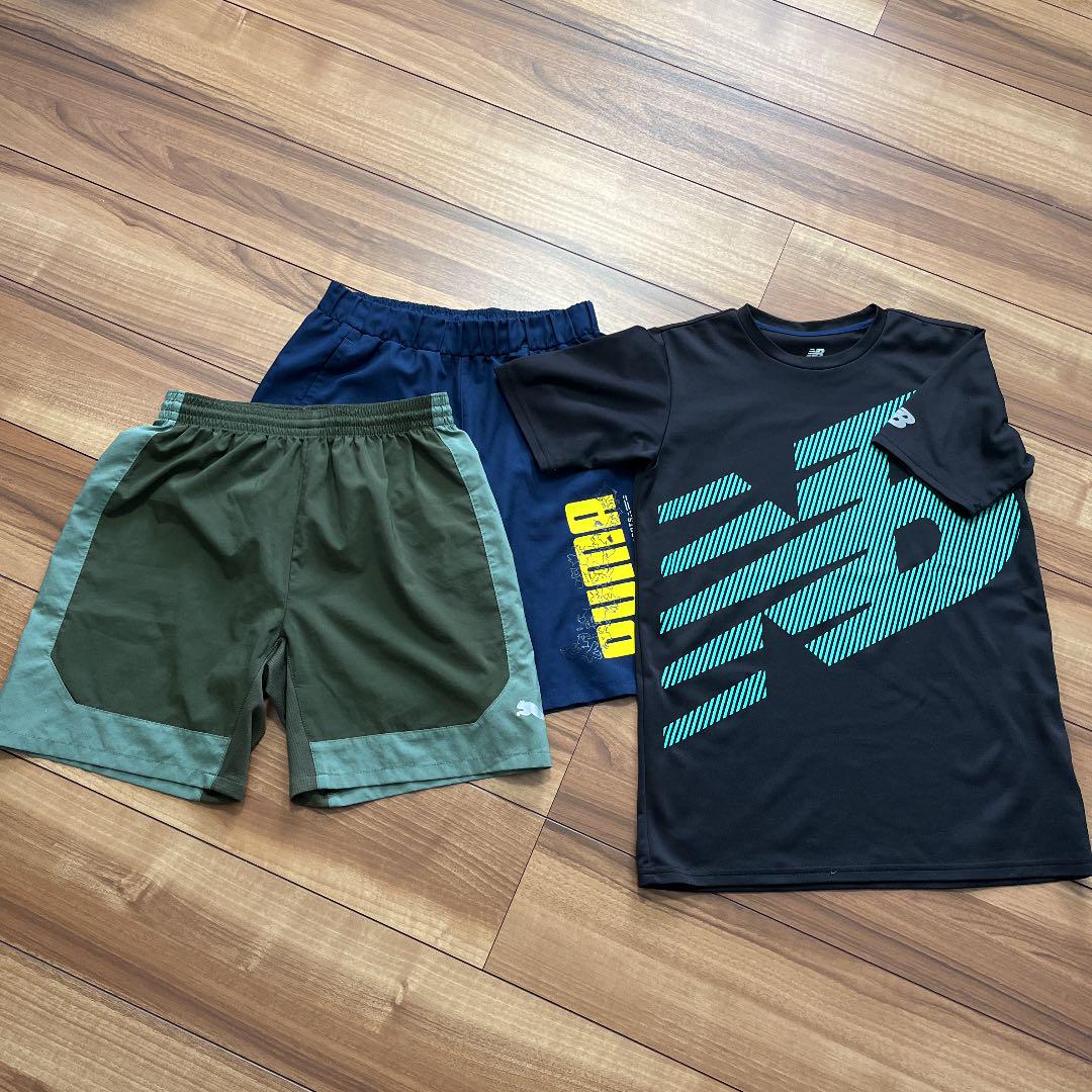 プーマ ニューバランス パンツ&Tシャツセット 160 おまけ付き