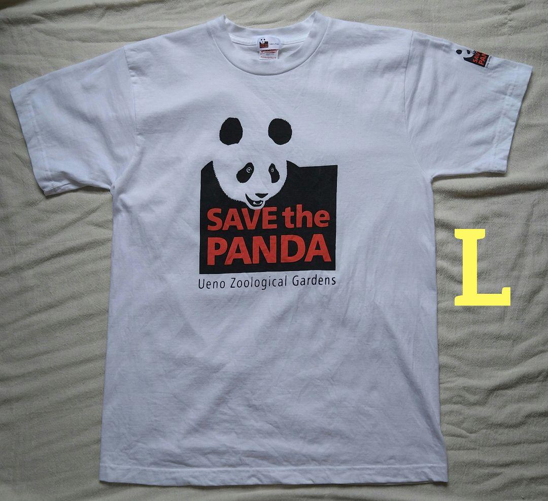 パンダ Tシャツ 上野動物園 ZOO 　サイズL