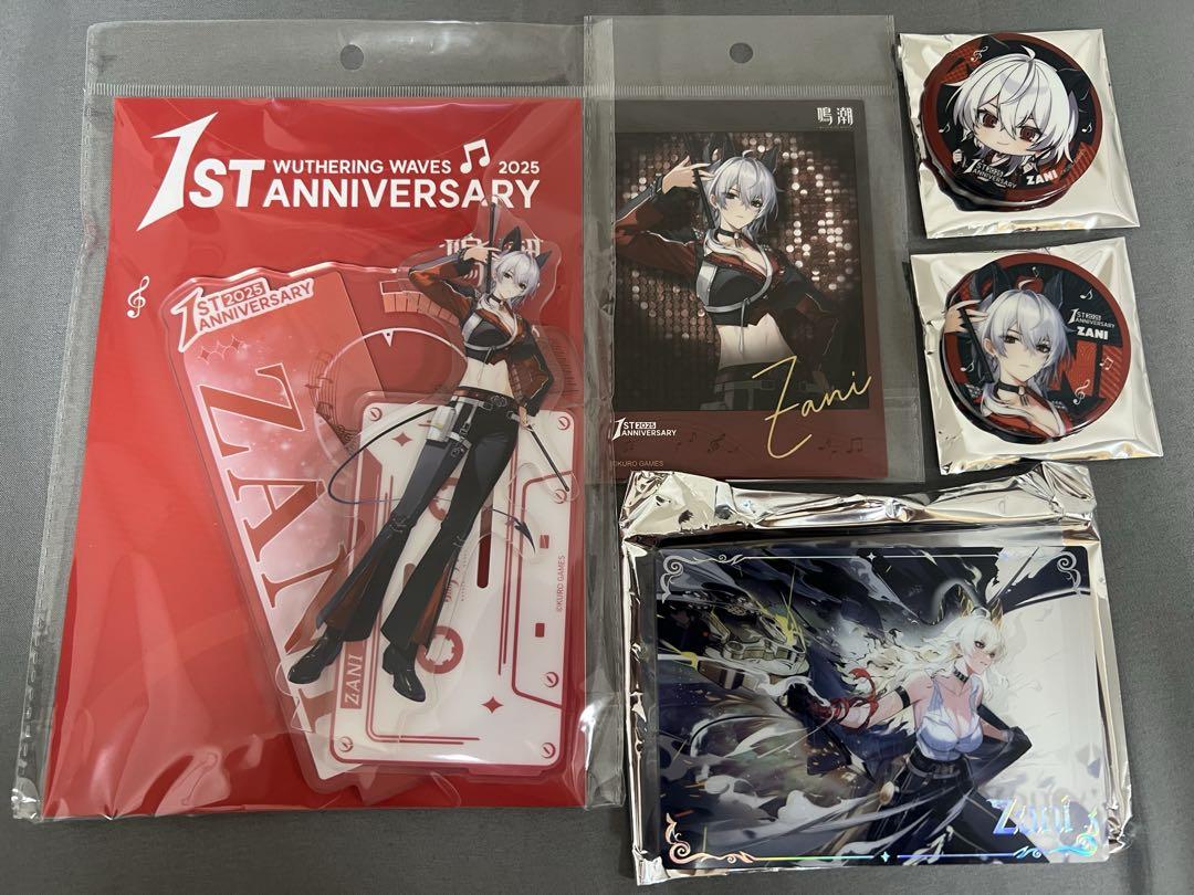 鳴潮 １周年イベント ザンニー 缶バッジ アクリルブロック 5点セット