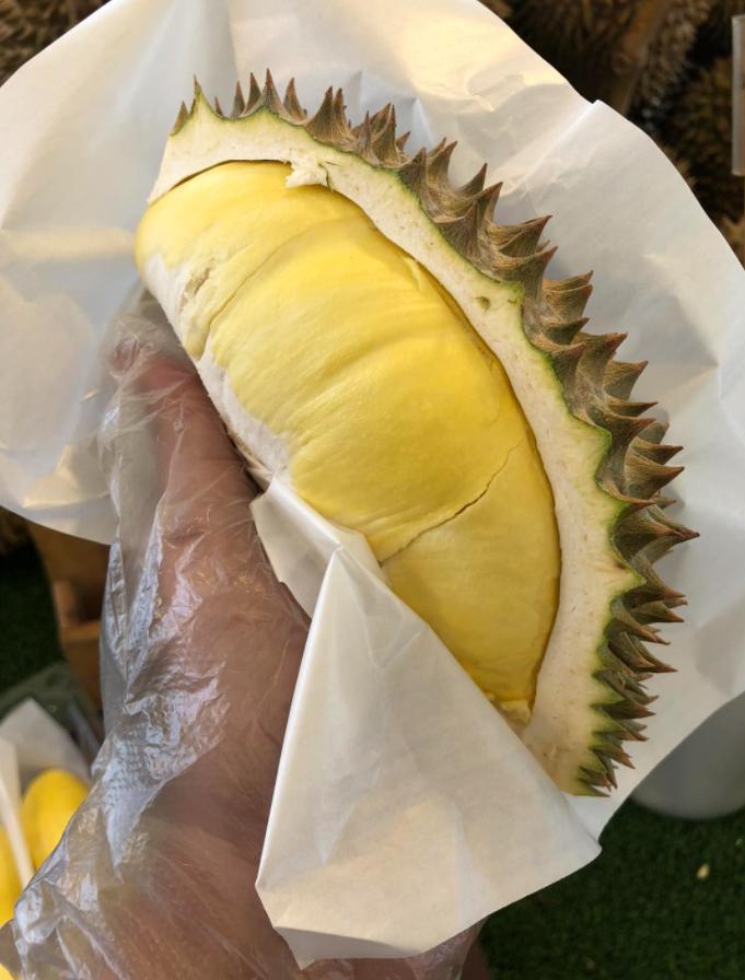 送料無料！！タイ産　泰国新鲜榴莲 金枕榴蓮　3.01ｋｇ～3.5ｋｇ/玉