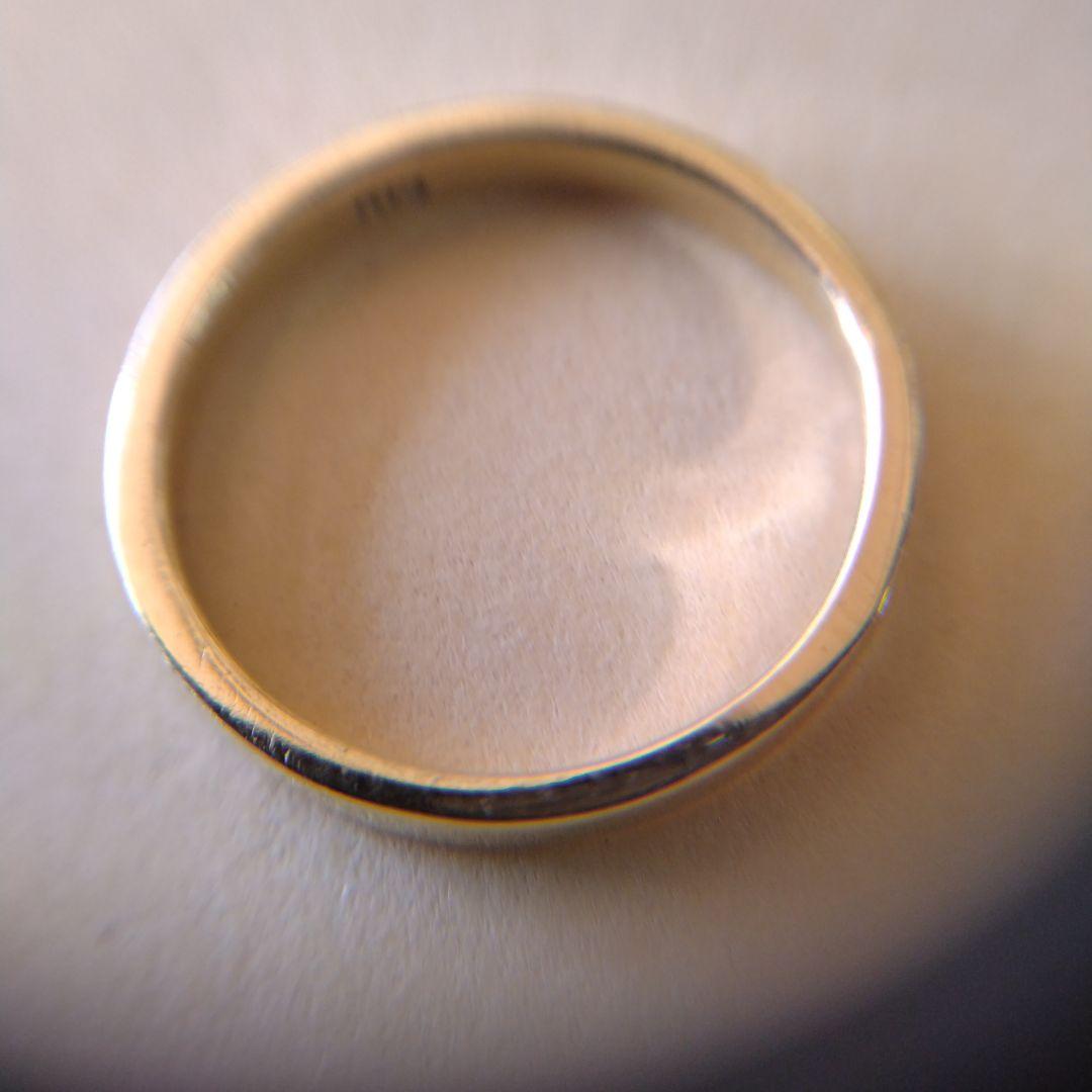 K18リング　#9幅2mm