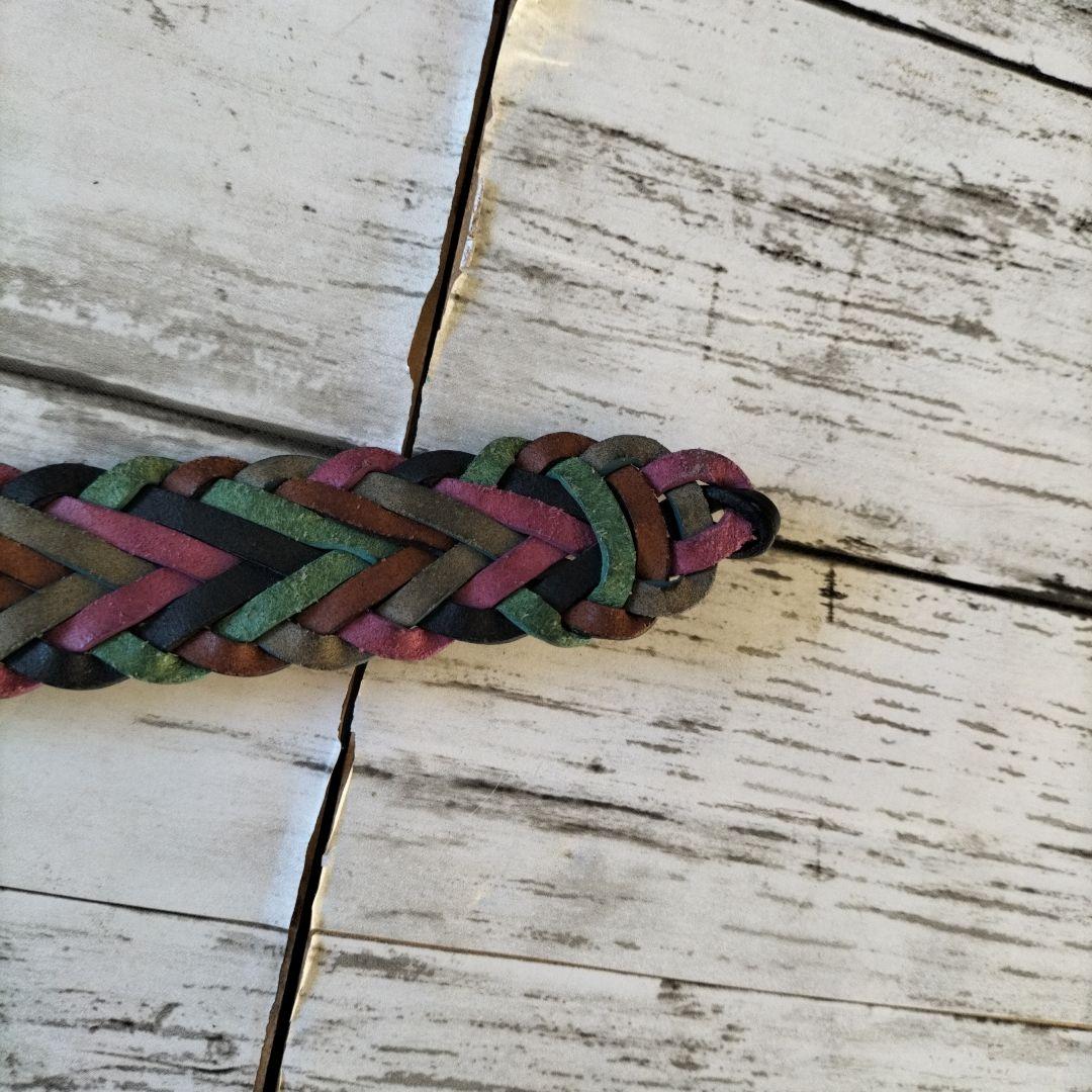 イングランド製 REGENT BELT COMPANY 本革メッシュベルト