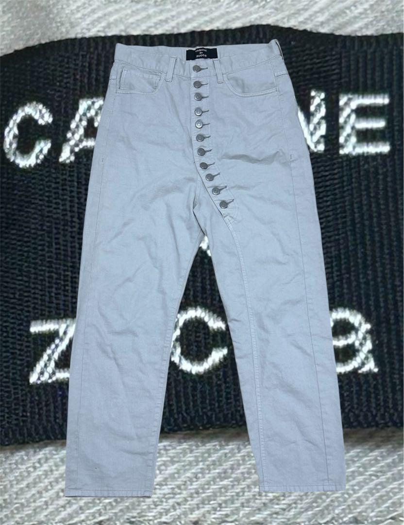 00s CABANE de ZUCCA カバンドズッカ11連ボタン デニムパンツ