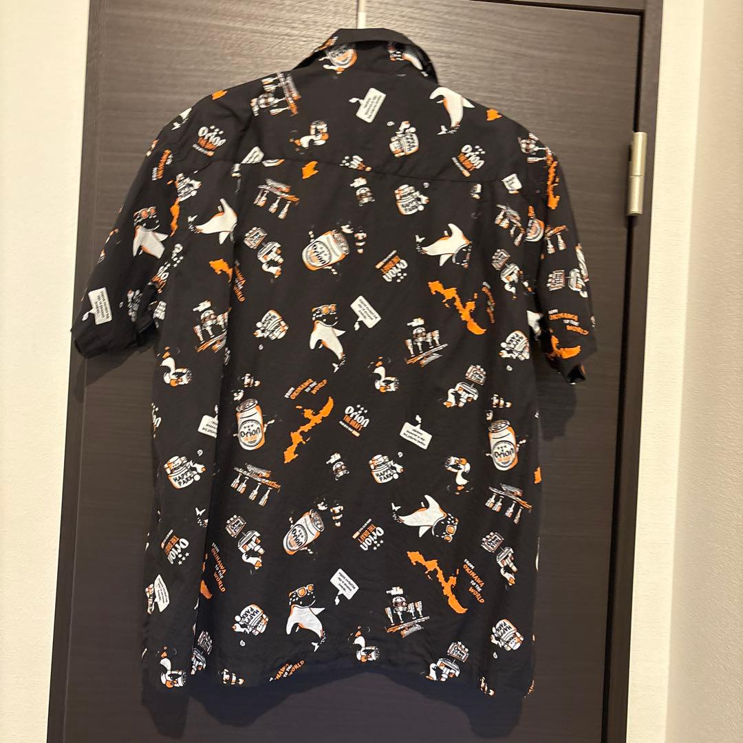 CHUMS アロハシャツ 半袖 L 黒 CHUMS アロハシャツ 半袖 L 黒