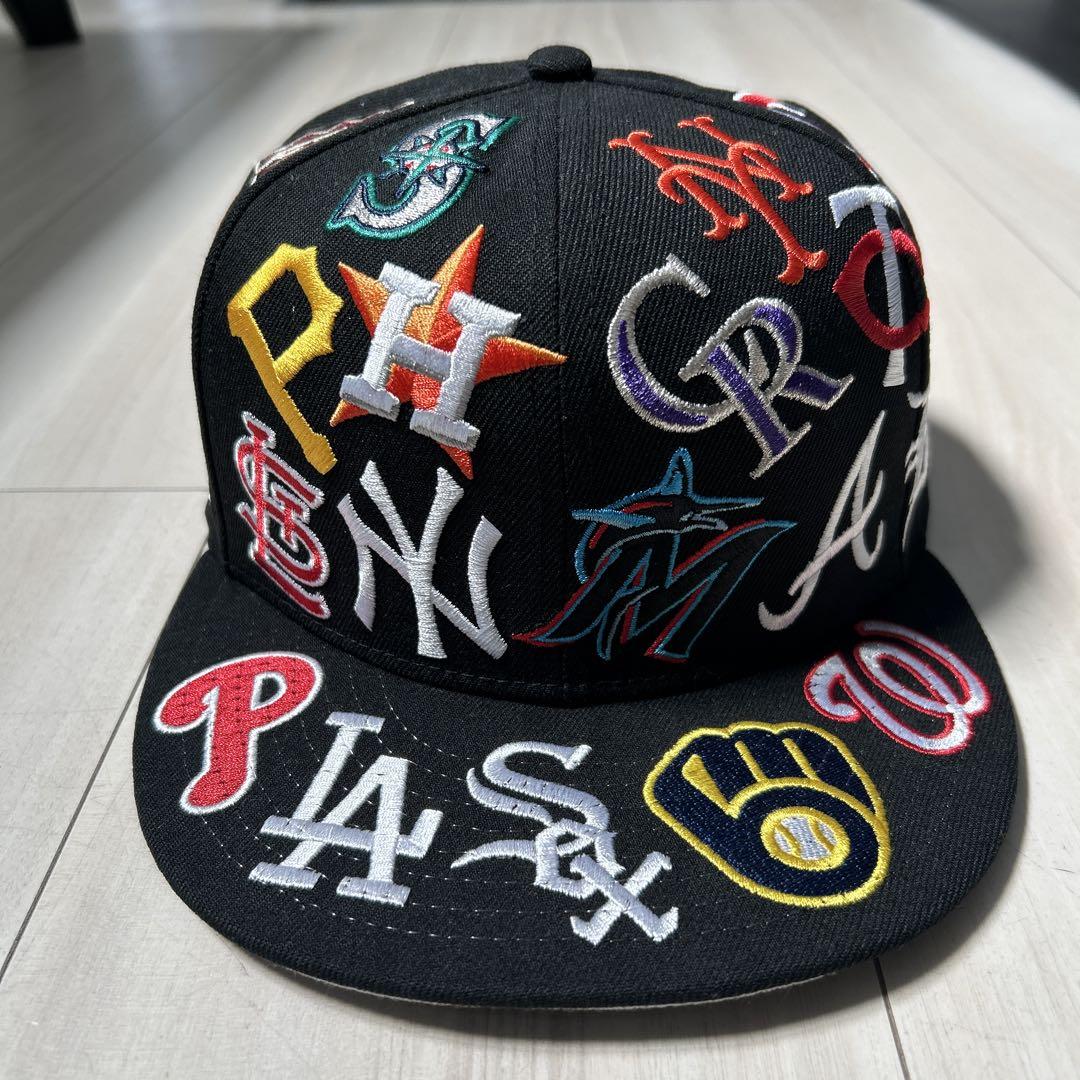 ニューエラ　59FIFTY MLB ALL OVER スナップバック