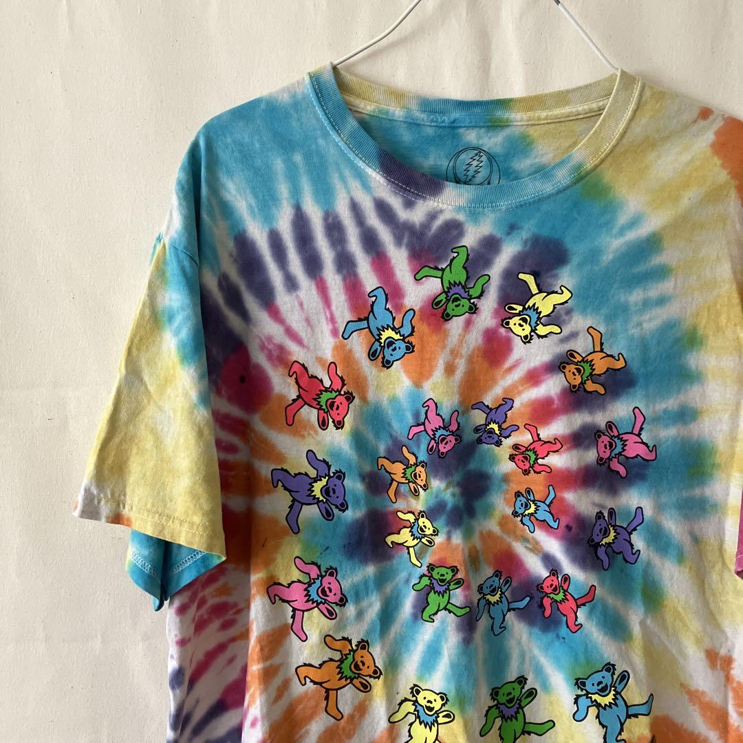 Grateful Dead グレイトフルデッド　スパイラルデッドベアー　M