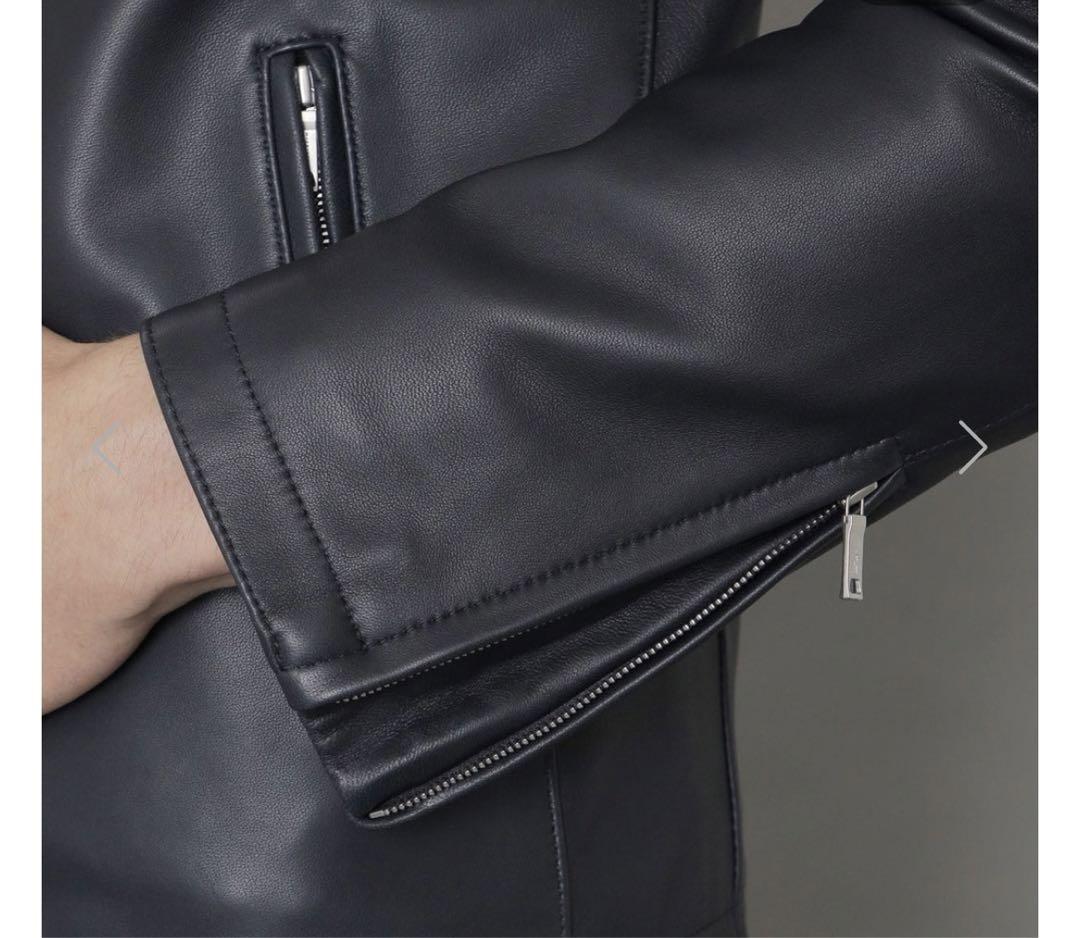 極美品　MACKINTOSH LONDON レザーシングルライダースジャケット