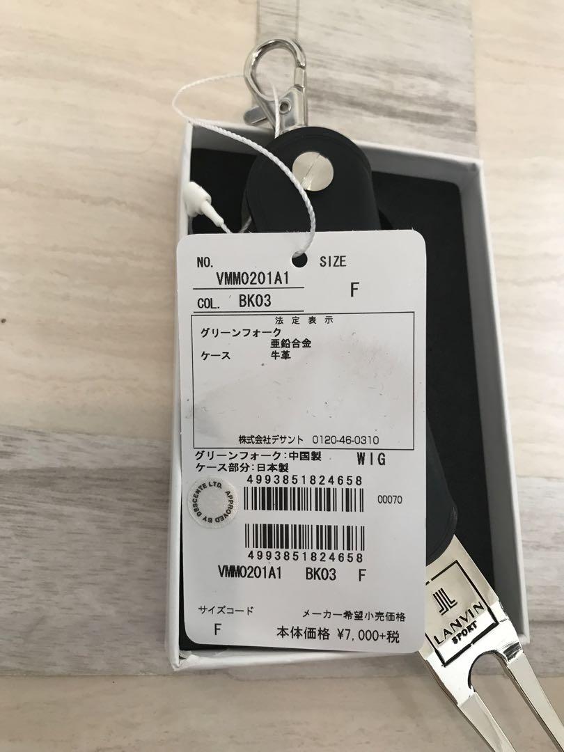 新品　ランバン　ゴルフ　グリーンフォークLANVIN SPORT 2点 新品LANVIN ゴルフグリーンフォーク ネイビー - メルカリ