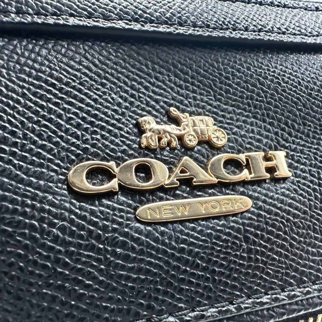 【極美品】COACH コーチ　ハンドバッグ　ミニボストンバッグ　ブラック