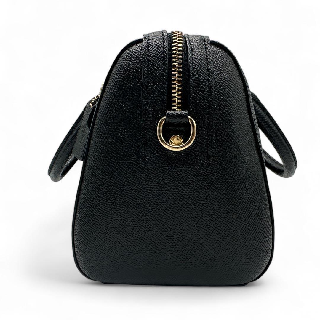 【極美品】COACH コーチ　ハンドバッグ　ミニボストンバッグ　ブラック