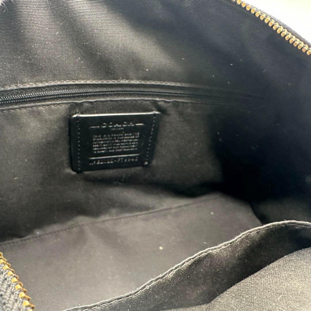 【極美品】COACH コーチ　ハンドバッグ　ミニボストンバッグ　ブラック