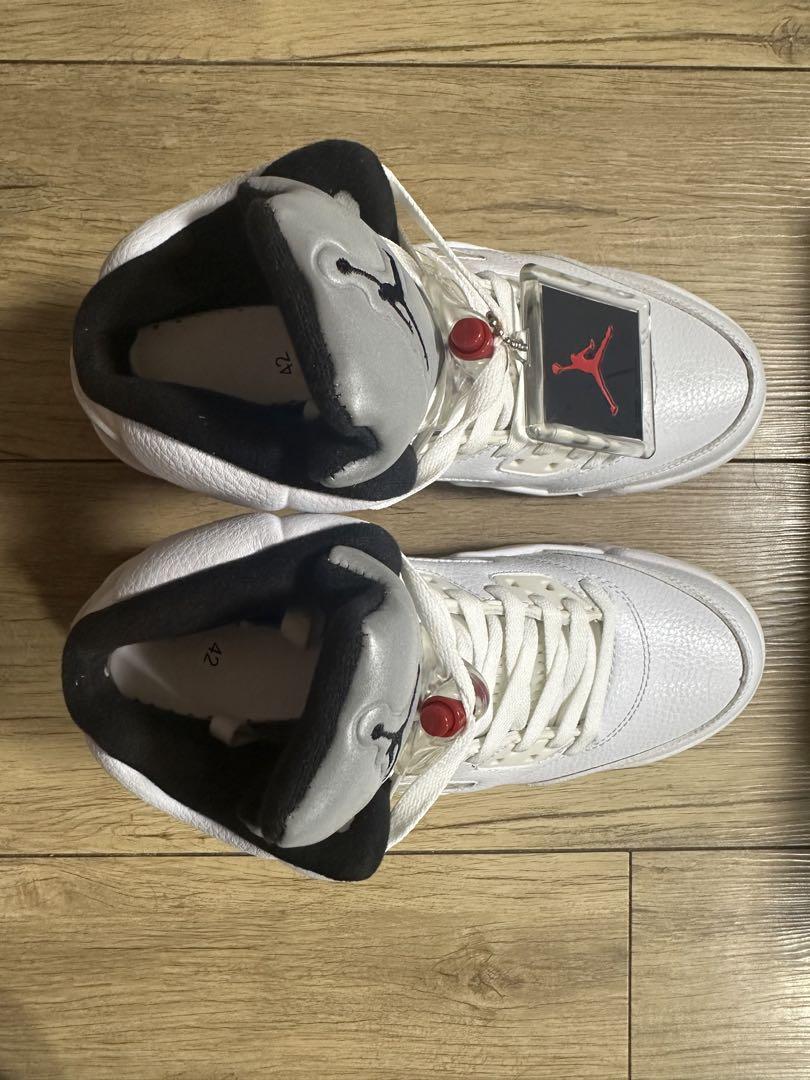 シュプリーム×ナイキ AIR JORDAN 5 RETRO 新品未使用 画像6