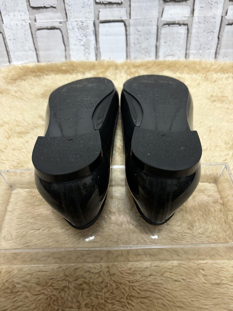【美品】repetto レペット サンドリオンベイビー ブラック38
