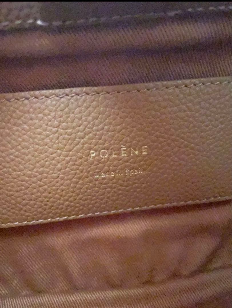 最新 POLENE　ポレーヌ Beri ショルダーバッグ　キャメル 【A1858819533】(12480円)