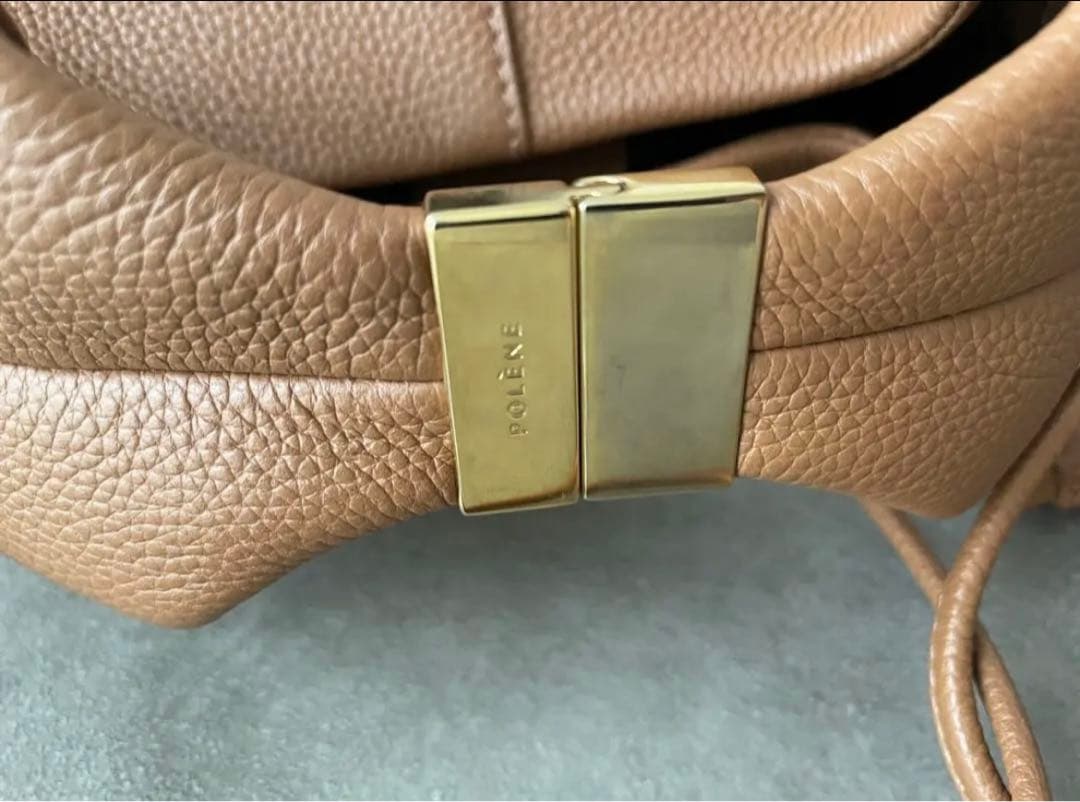 最新 POLENE　ポレーヌ Beri ショルダーバッグ　キャメル 【A1858819533】(12480円)
