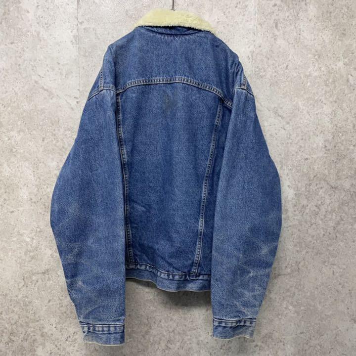 再入荷 希少XL USA製90s リーバイス 裏ボア デニムジャケット ブルゾン UE834-m66690411817 大人気セール