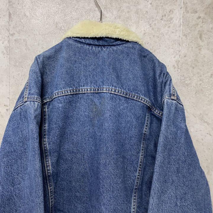 再入荷 希少XL USA製90s リーバイス 裏ボア デニムジャケット ブルゾン UE834-m66690411817 大人気セール