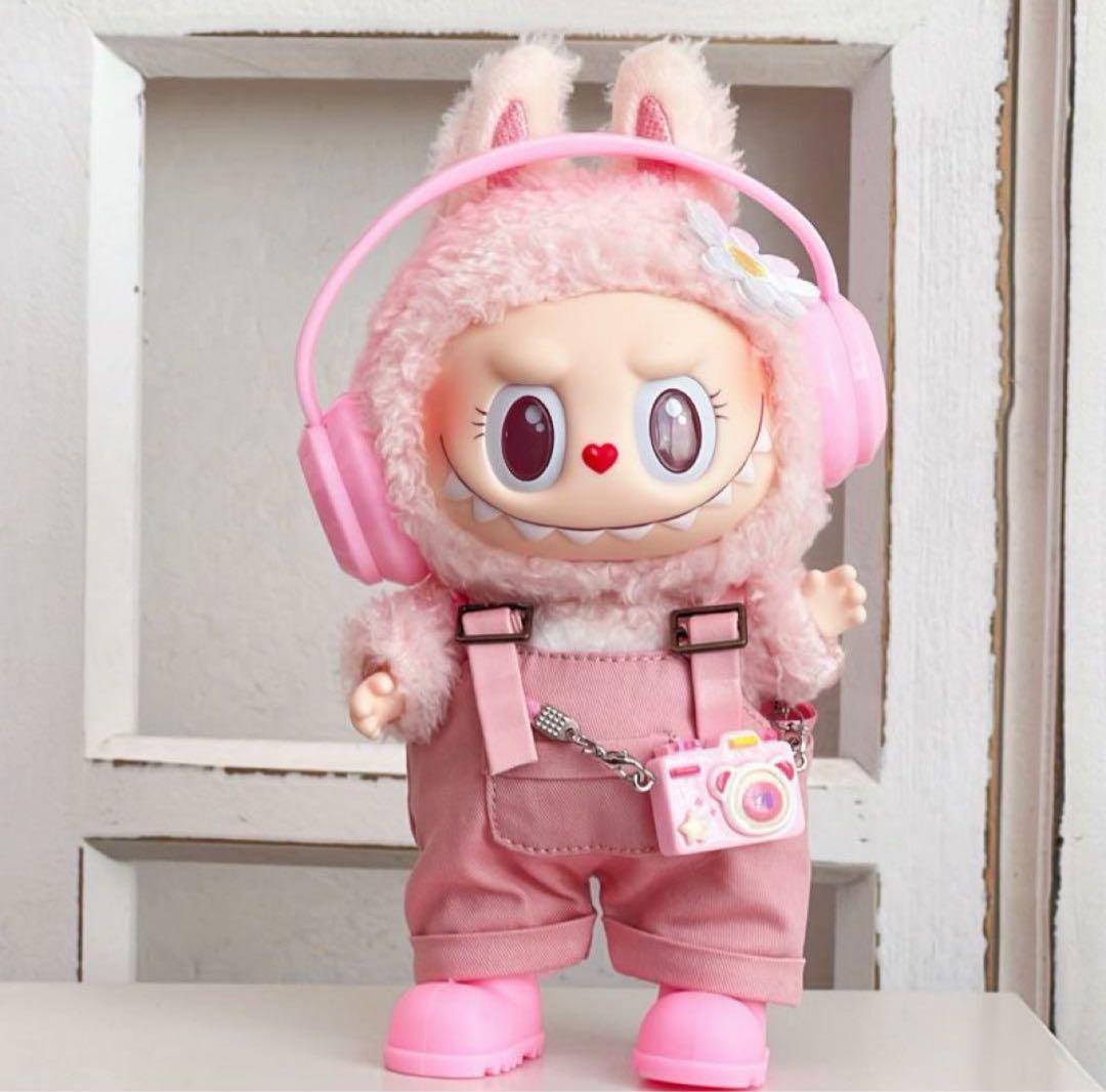 美品ラブブコスチュームLABUBU ラブブ ぬい服 着せ替え服 6点 ラブブ服 LABUBU ぬいぐるみ着 ぬい服 ラブブ 着せ替え服 4点