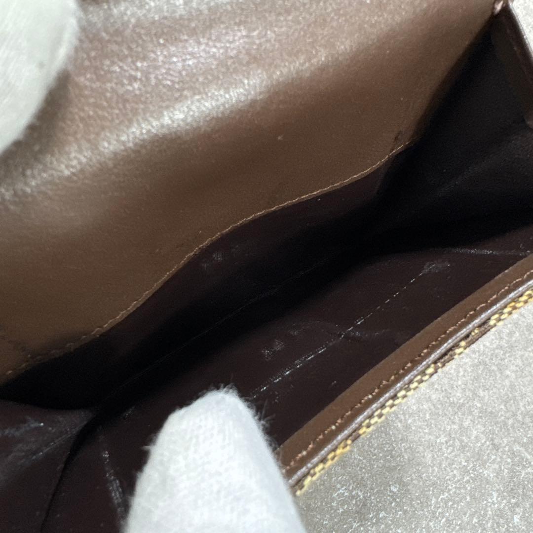 GUCCI グッチ GGキャンバス×レザー ジャッキー 二つ折り財布 GUCCI グッチ GGキャンバス×レザー ジャッキー 二つ折り財布