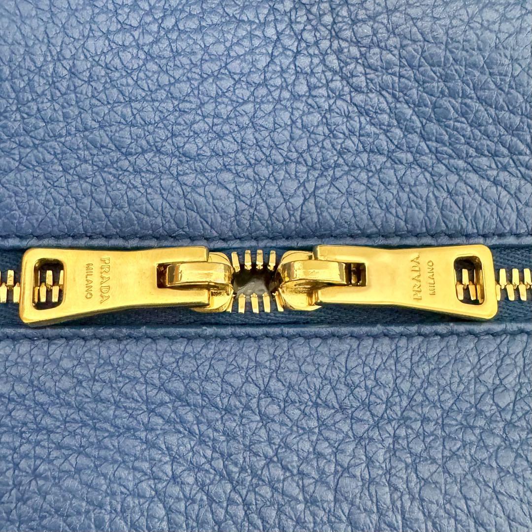 PRADA プラダ 2wayバッグショルダーバッグ レザー コバルト