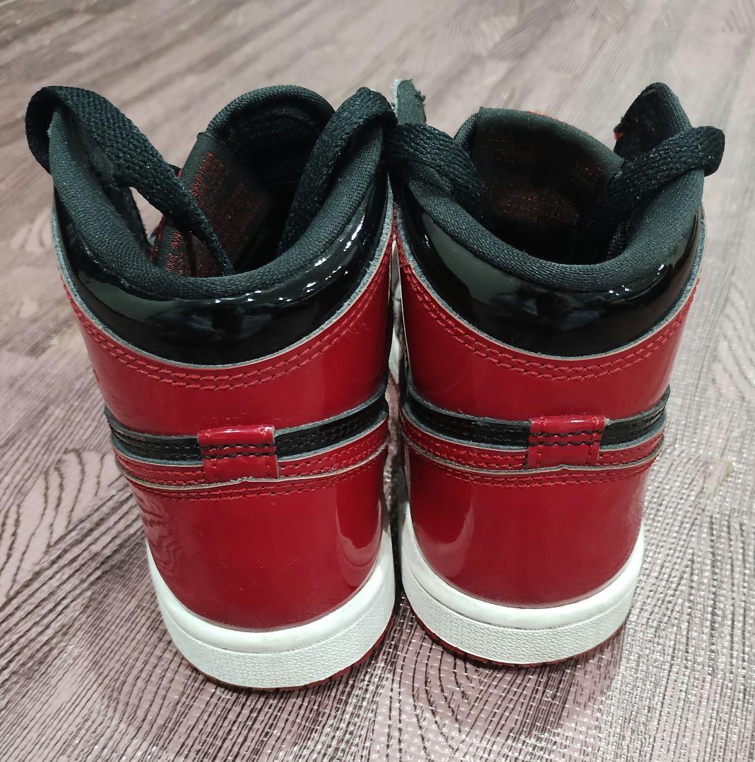 AIRJORDAN 1 エナメル BRED 19cm NIKE