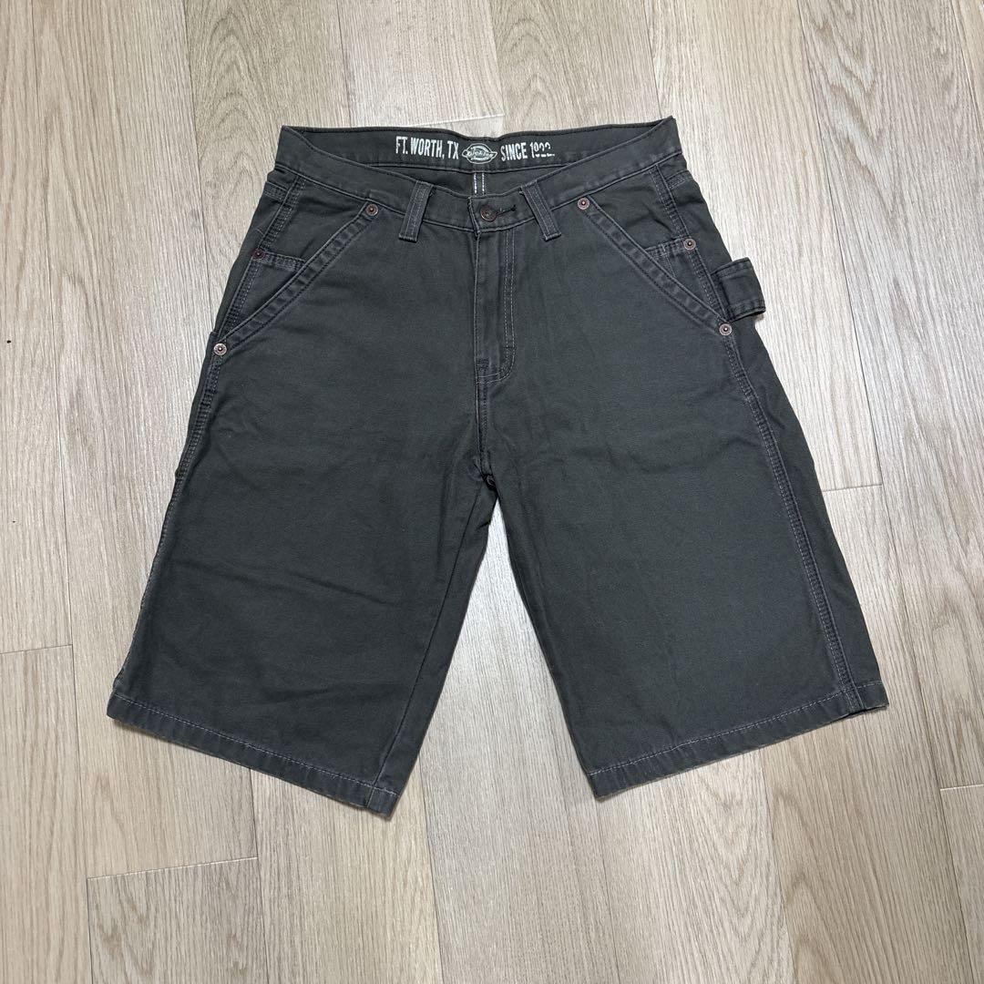 【dickies】ディッキーズ オリーブ ダック生地 ペインターショーツ 5,000円