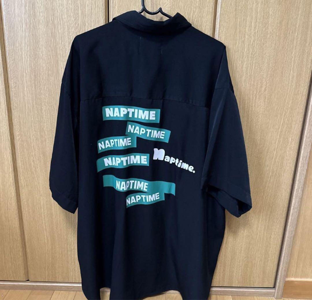 本日限定価格 naptime. Nissy 西島隆弘 シャツ ブラック メンズ