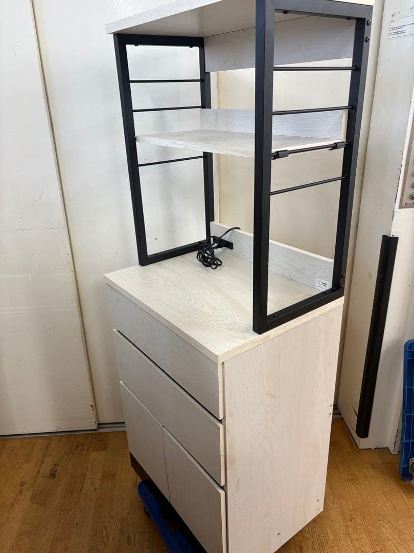 M118ホワイト レンジ台 幅605mm 3段目立った傷や汚れなし NEXPOTALLINN_EU