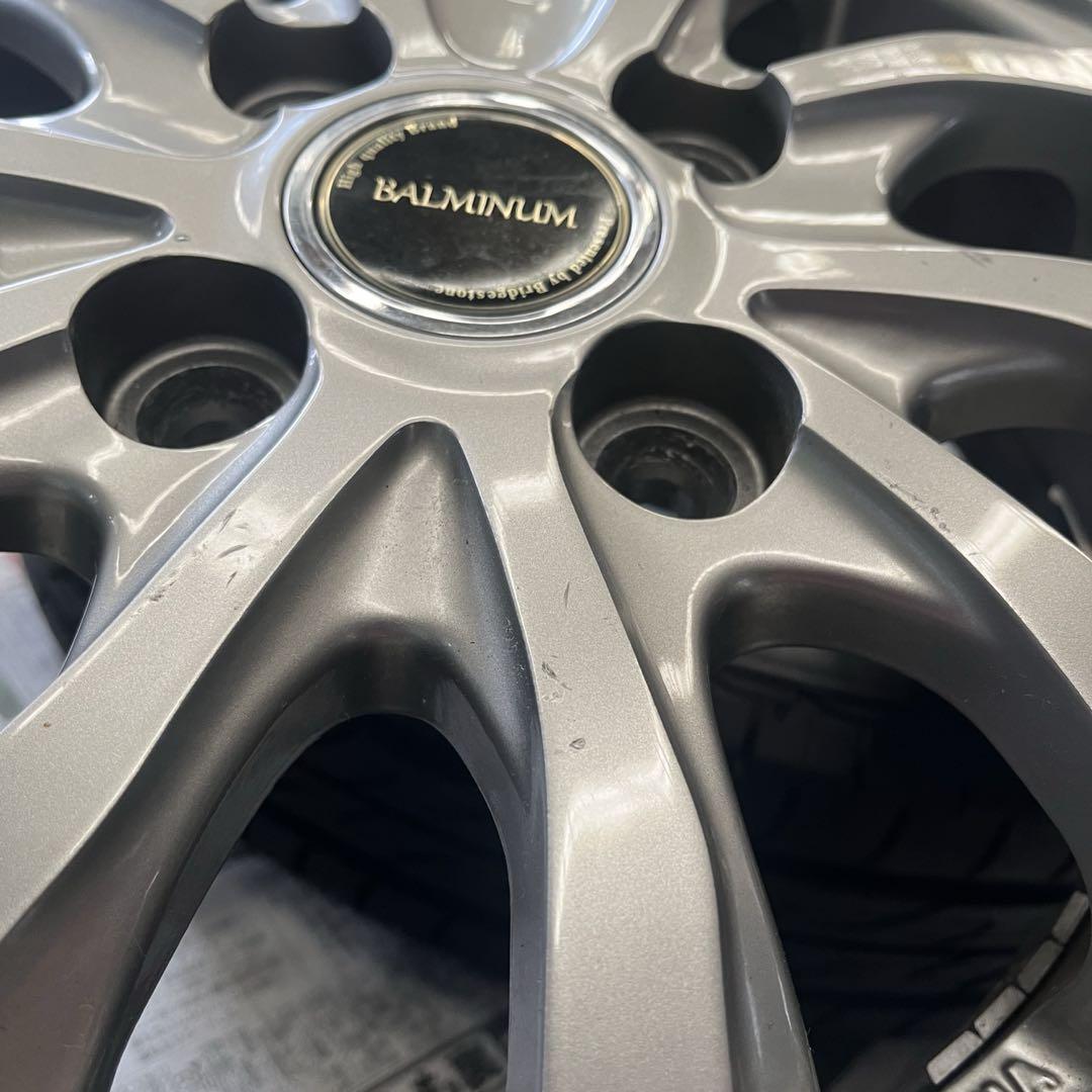 h*u様 ユーズド　ノーマルタイヤアルミ4本セット145/80R13 BS ブリ