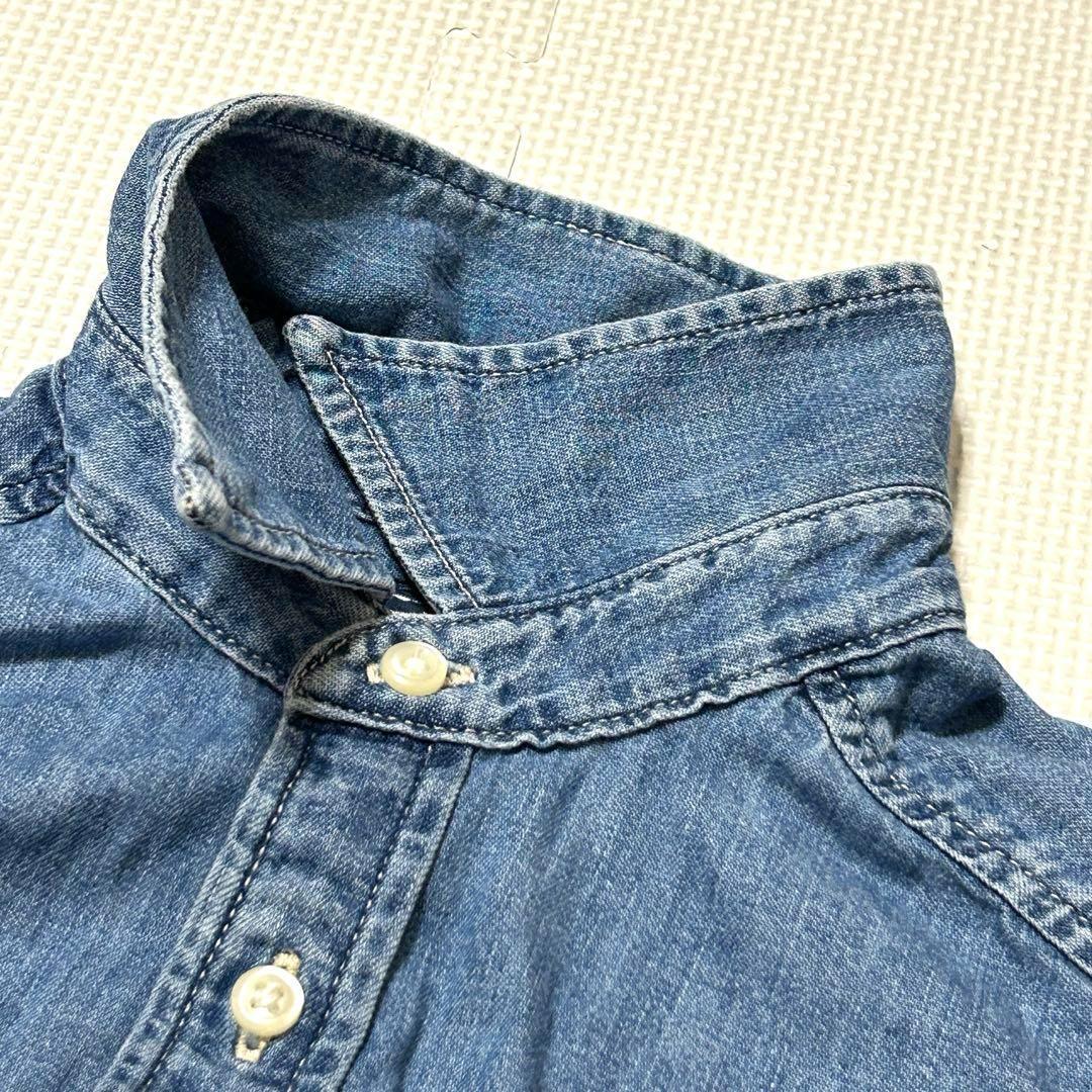 正規　ポロ ラルフ ローレン オーバーサイズ ロング デニム シャツ　XP